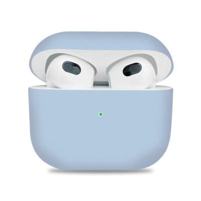 Силиконовый чехол для AirPods 3 голубой Силиконовый чехол для AirPods 3 голубой