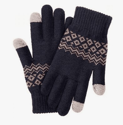 Перчатки Xiaomi Touchscreen Winter Wool Gloves синие Перчатки Xiaomi Touchscreen Winter Wool Gloves синие