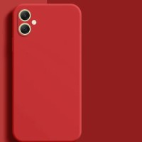 Накладка для Samsung Galaxy A05 Silicone cover красная