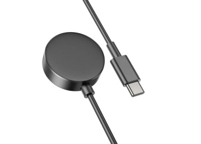 Беспроводное зарядное устройство Type-C для Samsung Smart Watch Hoco CW48 магнитное черное Беспроводное зарядное устройство Type-C для Samsung Smart Watch Hoco CW48 магнитное черное