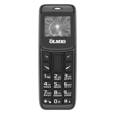 Мобильный телефон Olmio A02 0,66&quot;/280 mAh/MicroSD черный Мобильный телефон Olmio A02 0,66"/280 mAh/MicroSD черный