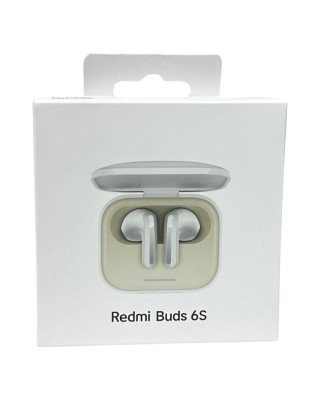 Наушники беспроводные Xiaomi Redmi Buds 6S M2403E1 белый Наушники беспроводные Xiaomi Redmi Buds 6S M2403E1.  Кристально чистый звук, настроенный под вас, до 33 часов автономной работы и стильный дизайн – всё это новые беспроводные наушники Redmi. 14,2-мм динамические драйверы, Bluetooth 5.3, система активного шумоподавления при звонках, быстрая зарядка и защита IP54 – всё это по доступной цене. Сверхбольшой динамический блок диаметром 14.2 мм точно настроен в лаборатории Xiaomi Audio и сертифицирован NetEase Cloud MusicTM. Максимально качественный бас и глубокая адаптация профессиональных звуковых эффектов создадут неповторимые впечатления от прослушивания. Одной из ключевых особенностей Redmi Buds 6S является функция активного шумоподавления, которая эффективно изолирует вас от внешних шумов. Будь то звуки городских улиц или шум в самолете, этот режим позволит вам насладиться музыкой без лишних помех. Redmi Buds 6S используют двухканальный алгоритм шумоподавления и могут противостоять шуму ветра во время разговоров до 9 м/с, а два микрофона эффективно снижают шу.