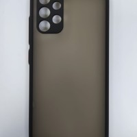 Накладка для Samsung Galaxy A32 4G силикон матовая бока цветные ассортимент