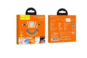 Usb Кабель-зарядка Micro Hoco X21 Plus 2.4A 2м мягкий силиконовый белый Usb Кабель-зарядка Micro Hoco X21 Plus 2.4A 2м мягкий силиконовый белый