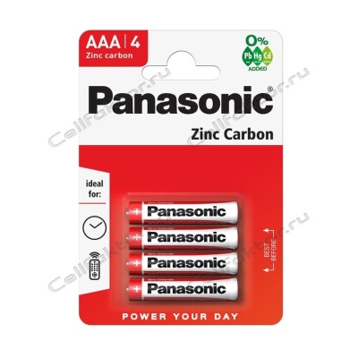 Батарейка алкалиновая Panasonic Zinc Carbon AAA/LR03/BL4 Батарейка алкалиновая Panasonic Zinc Carbon AAA/LR03/BL4