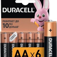 Батарейка алкалиновая Duracell Basic AA/LR6/BL6