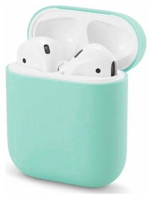 Силиконовый чехол для AirPods бирюзовый Силиконовый чехол для AirPods бирюзовый