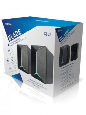 Акустическая система 2.0 Smartbuy Blade (SBA-4215) 2х3Вт пластик/металл черная Акустическая система 2.0 Smartbuy Blade (SBA-4215) 2х3Вт пластик/металл черная