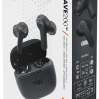 Беспроводные наушники TWS JBL Wave 200 BT5.0/48mAh (500mAh)/5ч/USB-C черные