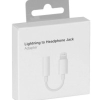 Переходник Apple Lighting на 3,5mm Jack мама A1749 (Оригинал)