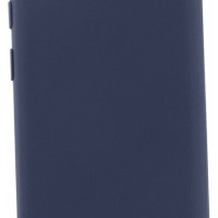 Накладка для Samsung Galaxy A41 Silicone cover темно-синяя
