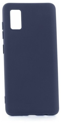Накладка для Samsung Galaxy A41 Silicone cover темно-синяя Накладка для Samsung Galaxy A41 Silicone cover темно-синяя