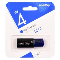 USB флеш накопитель Smartbuy 4GB Click Blue (SB4GBCL-B)