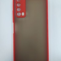Накладка для Huawei P Smart (2021)  силикон матовая бока цветные ассортимент