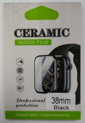Защитное стекло для Apple watch &quot;38&quot; чёрное Ceramic в коробке Защитное стекло для Apple watch "38" чёрное Ceramic в коробке