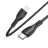 Провод для зарядки Type-C на Lightning Borofone Durable 12W - силиконовый - черный - 1м
