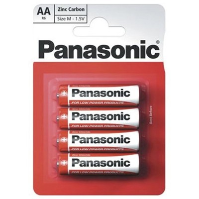 Батарейка алкалиновая Panasonic Zinc Carbon AA/LR6/BL4 Батарейка алкалиновая Panasonic Zinc Carbon AA/LR6/BL4