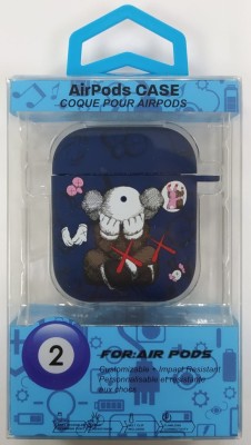 Силиконовый светящийся в темноте чехол для AirPods 1/2 Luxo Kaws рисунок №14 Силиконовый светящийся в темноте чехол для AirPods 1/2 Luxo Kaws рисунок №14