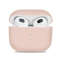 Силиконовый чехол для AirPods 3 пудро