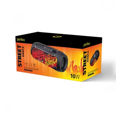 Bluetooth колонка Perfeo &quot;STREET DANCE&quot; черная с рисунком Bluetooth колонка Perfeo "STREET DANCE" черная с рисунком