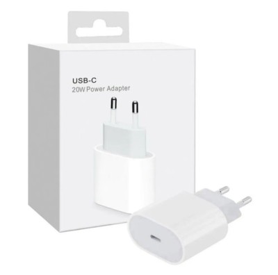 Сетевое зарядное устройство для iPhone 20W A2347 TYPE-C, EU Сетевое зар. устр. для i-Phone A2347 20W TYPE-C в упаковке (Оригинал) EU