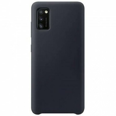 Накладка для Samsung Galaxy A41 Silicone cover черная Накладка для Samsung Galaxy A41 Silicone cover черная