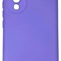 Накладка для Huawei Honor 70 5G Silicone cover без логотипа лаванда