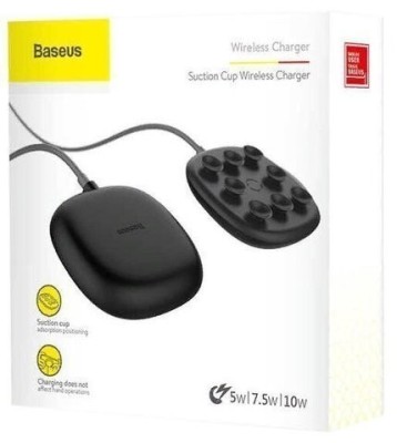 Беспроводное зарядное устройство Baseus Wireless Charger Suction Cup 10W (WXXP-01) черное Беспроводное зарядное устройство Baseus Wireless Charger Suction Cup 10W (WXXP-01) черное