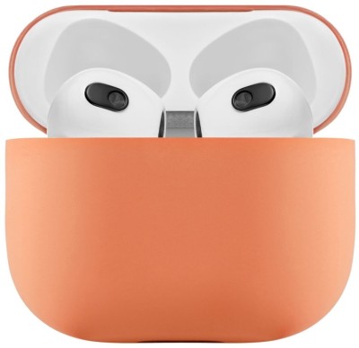 Силиконовый чехол для AirPods 3 оранжевый Силиконовый чехол для AirPods 3 оранжевый
