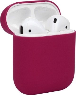 Силиконовый чехол для AirPods бордовый Силиконовый чехол для AirPods бордовый