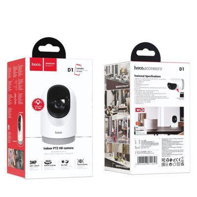 IP-камера Hoco D1 Indoor PTZ HD Camera EU белая IP-камера Hoco D1 Indoor PTZ HD Camera EU белая