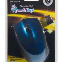 Мышь беспроводная Smartbuy 325AG USB/DPI 1000/3 кнопки/2AAA синяя (SBM-325AG-B)