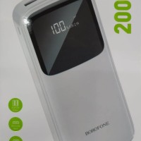 Powerbank Borofone BJ17A 20000mAh 2A 2USB/Type-C с дисплеем белый