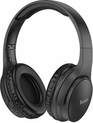 Стереонаушники Bluetooth полноразмерные Hoco W40 BT5.3/200mAh/7ч черные Стереонаушники Bluetooth полноразмерные Hoco W40 BT5.3/200mAh/7ч черные