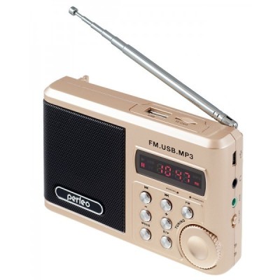 Perfeo мини-аудио Sound Ranger, УКВ+FM, MP3 (USB/microSD), AUX, BL-5C 1000mAh, золотой (PF-SV922AU) Perfeo мини-аудио Sound Ranger, УКВ+FM, MP3 (USB/microSD), AUX, BL-5C 1000mAh, золотой (PF-SV922AU)