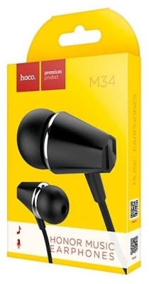 Наушники с микрофоном Hoco M34 1.2м черные Наушники с микрофоном Hoco M34 1.2м черные