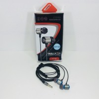 Наушники с микрофоном Walker H710 1.1м металлический синий