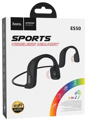 Беспроводные наушники для спорта Hoco ES50 BT5.0/5ч черные Беспроводные наушники для спорта Hoco ES50 BT5.0/5ч черные