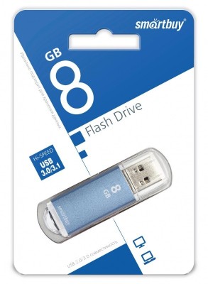 USB флеш накопитель Smartbuy 8GB V-Cut Blue (SB8GBVC-B) USB флеш накопитель Smartbuy 8GB V-Cut Blue (SB8GBVC-B)