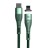 Кабель-зарядка Type-C на Lightning Baseus Zinc Magnetic 2м CATLXC-A06 зеленый