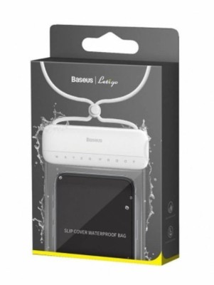 Водонепроницаемый чехол Baseus Let&#039;s Go Slip Cover Waterproof Bag 7.2&quot; (ACFSD-D02) белый Водонепроницаемый чехол Baseus Let's Go Slip Cover Waterproof Bag 7.2" (ACFSD-D02) белый