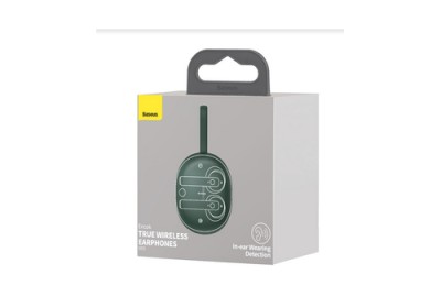 Мобильная Bluetooth-гарнитура Baseus Encok W05 BT5.0/30mAh (400mAh)/4ч (NGW05-06) зеленый Мобильная Bluetooth-гарнитура Baseus Encok W05 BT5.0/30mAh (400mAh)/4ч (NGW05-06) зеленый