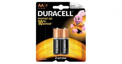 Батарейка алкалиновая Duracell Basic AA/LR6/BL2 Батарейка алкалиновая Duracell Basic AA/LR6/BL2