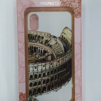 Накладка для i-Phone X YOUNICOU силикон противоударный Art series