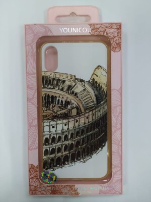 Накладка для i-Phone X YOUNICOU силикон противоударный Art series Накладка для i-Phone X YOUNICOU силикон противоударный Art series