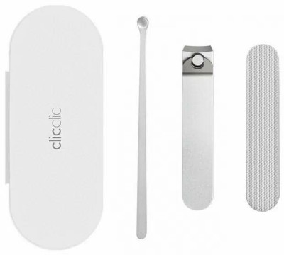 Набор для маникюра Xiaomi Clicclic 3 in 1 Nail Clippers Set CTT001CN серебристый Набор для маникюра Xiaomi Clicclic 3 in 1 Nail Clippers Set CTT001CN серебристый