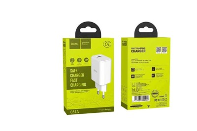 Сетевое зар. устр. Hoco C61A 1USB 2.1A белое Сетевое зар. устр. Hoco C61A 1USB 2.1A белое