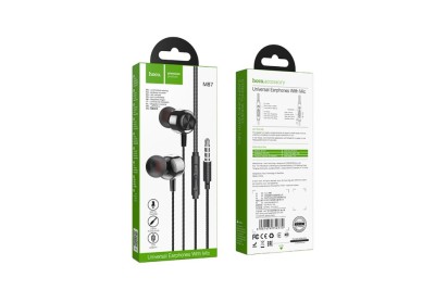 Наушники с микрофоном Hoco M87 1.2м черные Наушники с микрофоном Hoco M87 1.2м черные