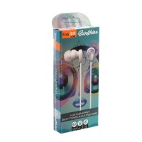 Наушники с микрофоном Faison X35 Sunshine 1.2м белые