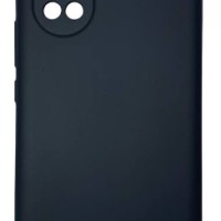 Накладка для Huawei Nova 8 Silicone cover без логотипа чёрная